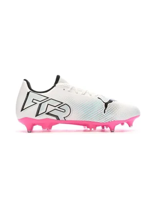 Chaussures de football Blanche/Noire/Rose Homme Puma Future 7 Play 2