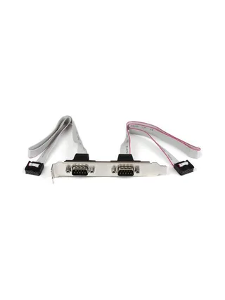 2 Port DB9 Serial Port Bracket Header 1