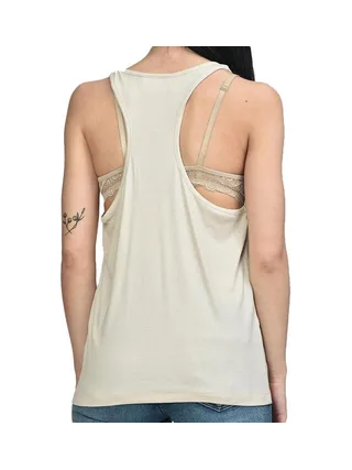 Débardeur Beige Femme JJXX Fleur 2