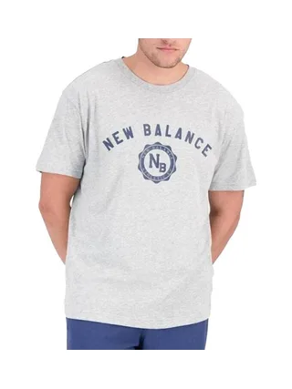 T-shirt Gris Homme New Balance Seasonal 1