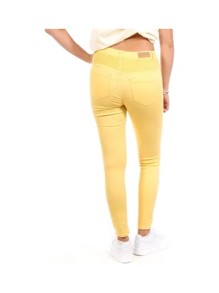 Jean Skinny Jaune Femme Only Ruby Detail Ankle 2