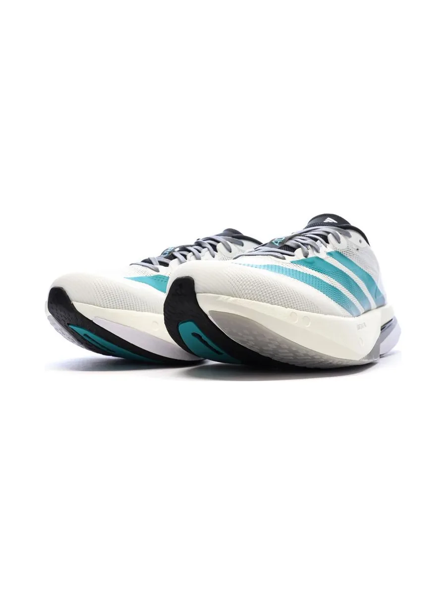 Baskets Blanches/Turquoises Adidas Adizero Boston 13 7