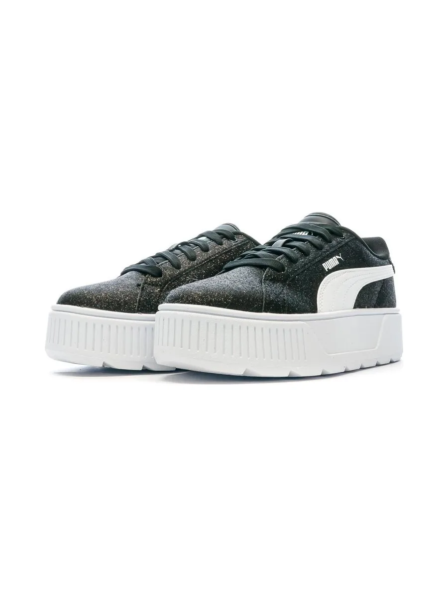 Baskets Noir/Paillettes Femme Puma Karmen Glitz 7