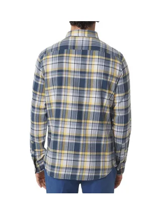 Chemise à carreaux Bleu/Jaune Homme TBS SULKYCHE 2