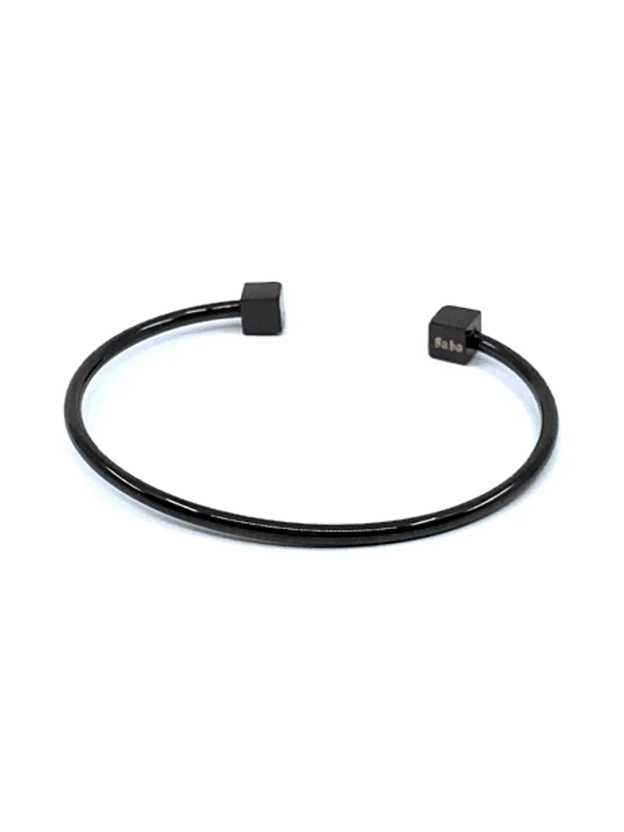 Bracelet Mutualité noir - acier 5