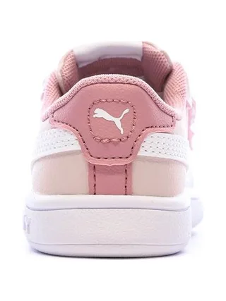 Baskets Rose Fille Puma Smash 3.0 Badges 3