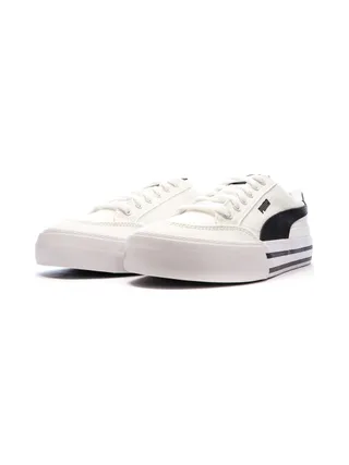 Baskets Blanches Femme Puma Court Classic 6