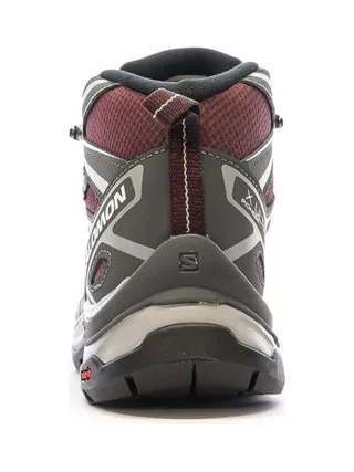Chaussures de randonnée Grise/Bordeaux Femme Salomon Pioneer 3
