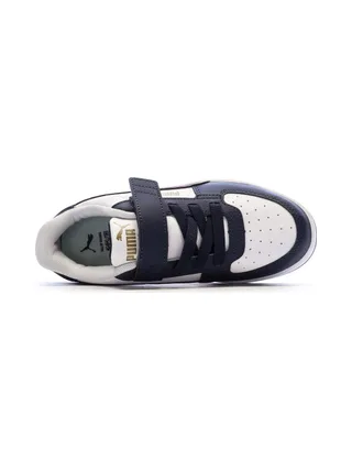 Baskets Blanches/Marine Garçon Puma Caven 4