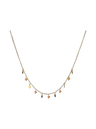 Collier Flora - Orange 1