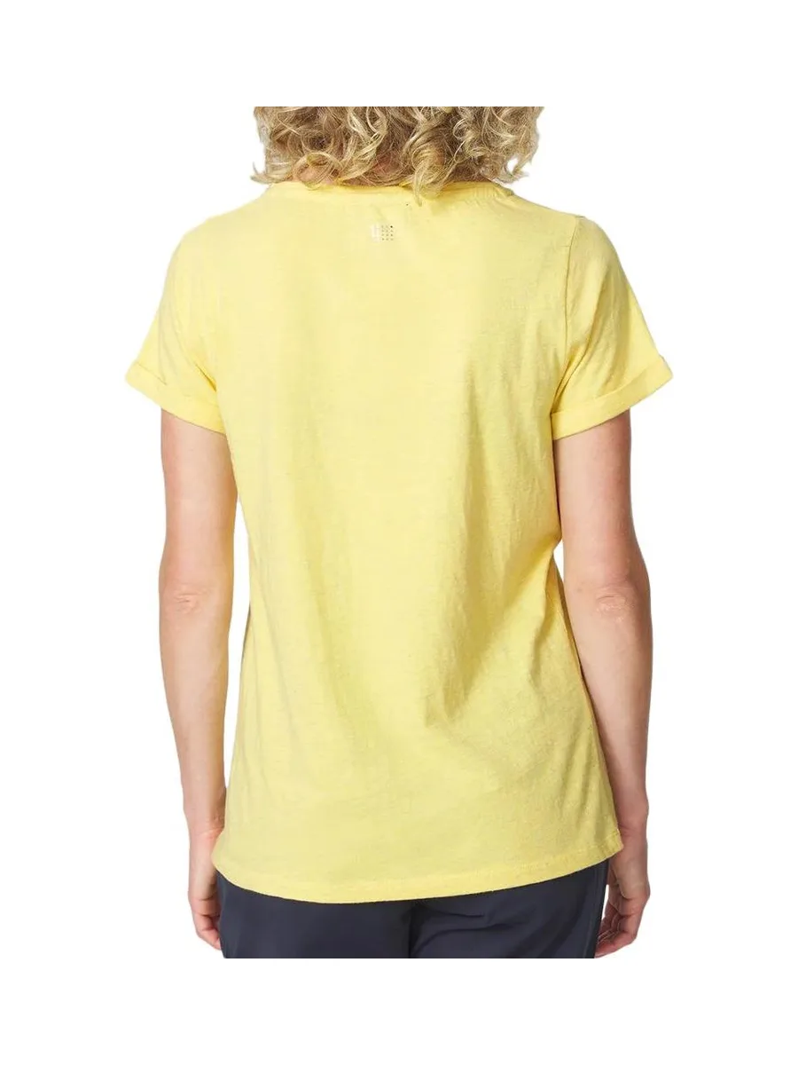 T-shirt Jaune Femme TBS ADINATEE 29418 3