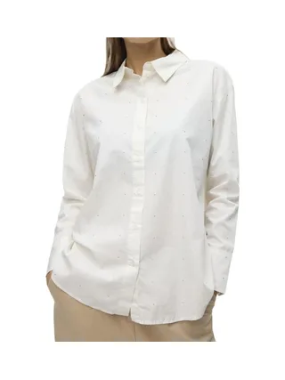 Chemise Blanche Femme Vero Moda Charlotte Stud 1