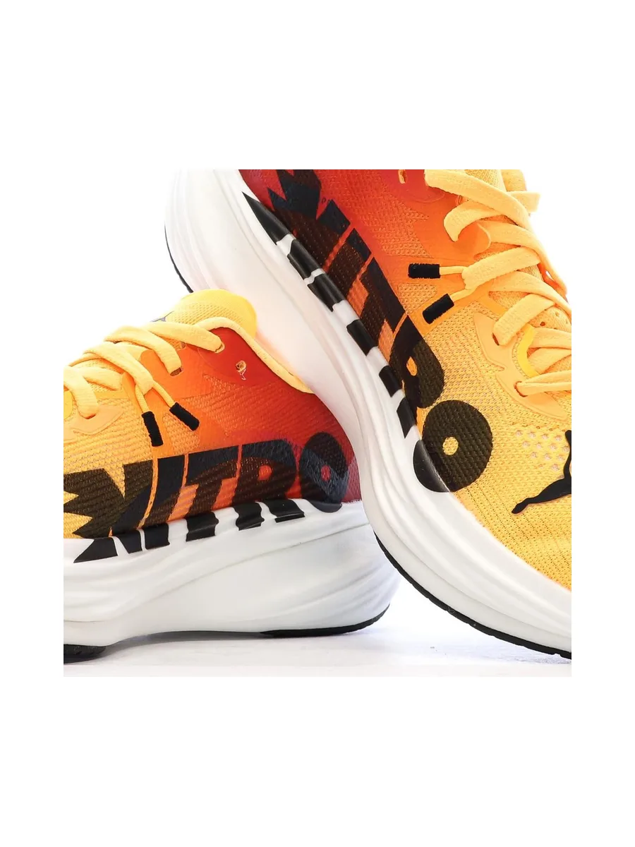 Chaussures de Running Orange Femme Puma Deviate Nitro 3 Fade 8