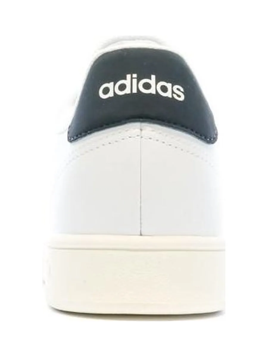Baskets Blanc/Noir Garçon Adidas Advantage 4