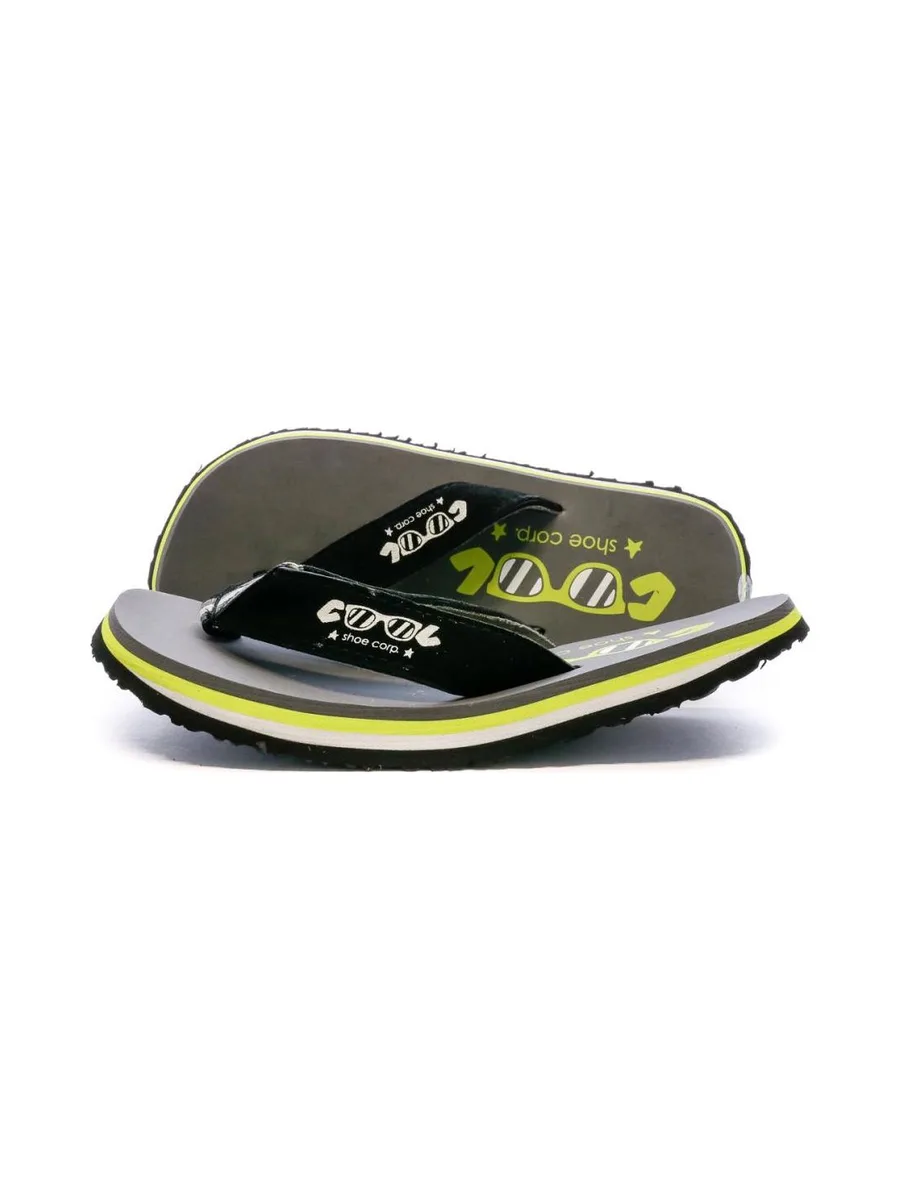 Tongs Grise et Verte Garçon Cool Shoe OS BOY 2