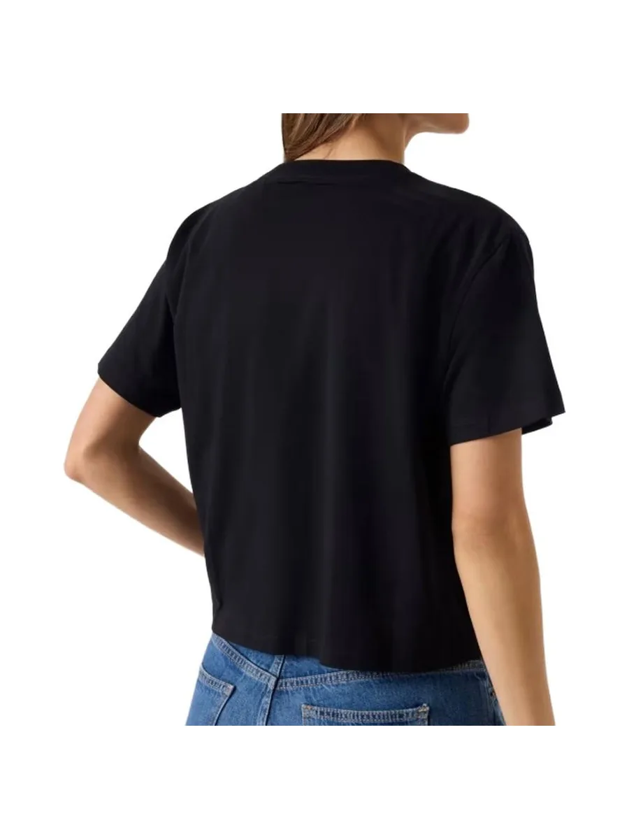 T-Shirt Noir Femme Guess Boxy 3