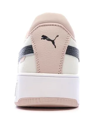 Baskets Blanc/Rose/Noir Femme Puma Carina Street 3