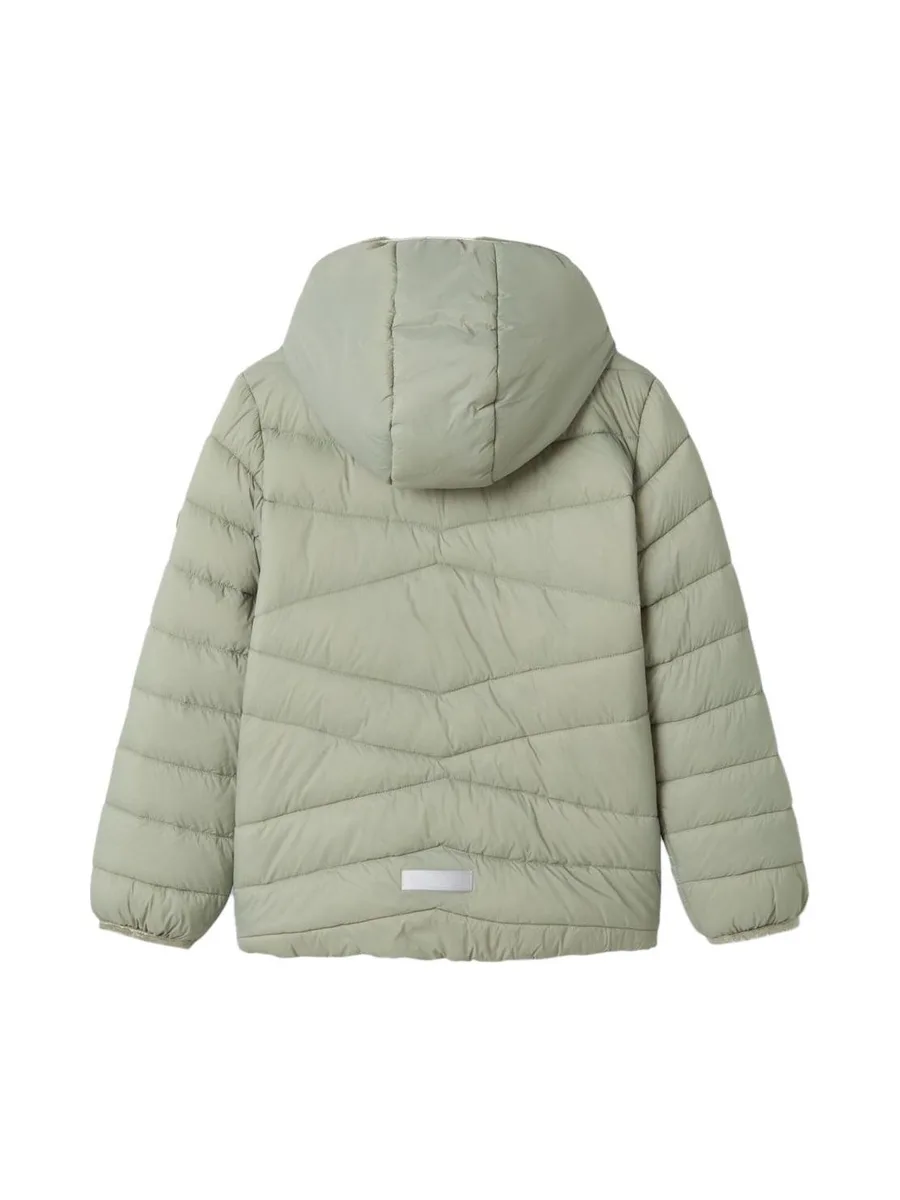 Doudoune Verte Clair Fille Name it Marble 3