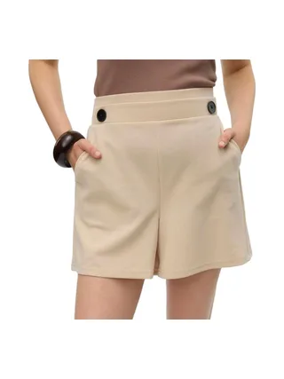 Short Beige Femme Vero Moda Liva 1