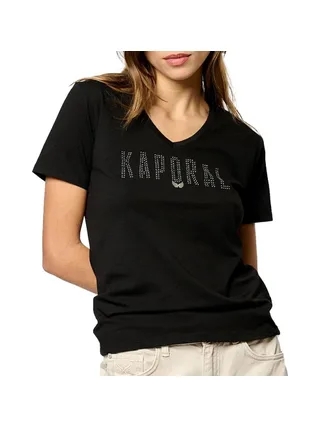 T-shirt Noir Femme Kaporal EMELE 1