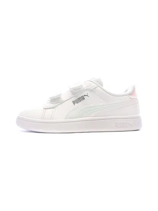Baskets Blanches Fille Puma Smash 3.0 HoloS 1