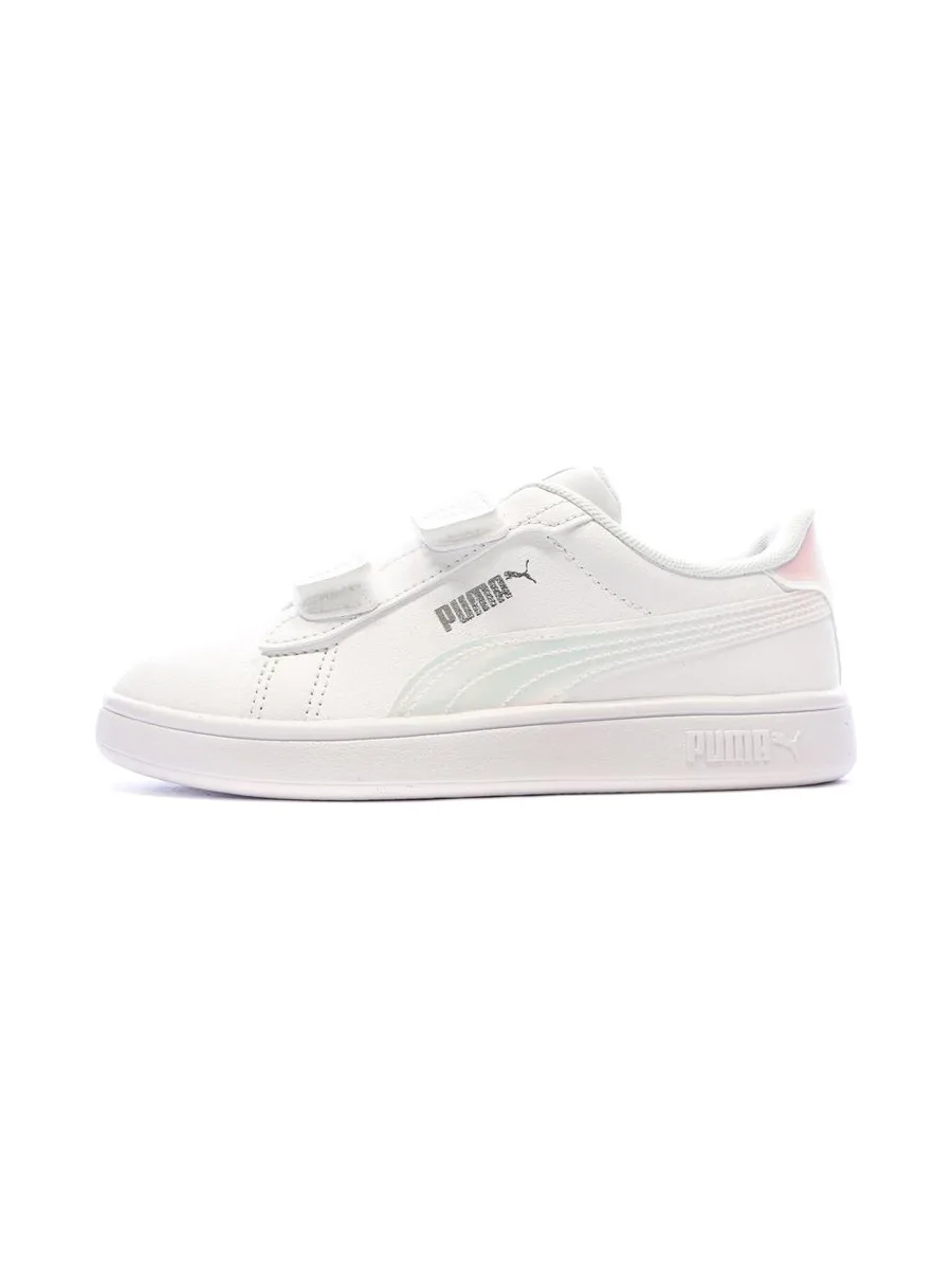Baskets Blanches Fille Puma Smash 3.0 HoloS 2