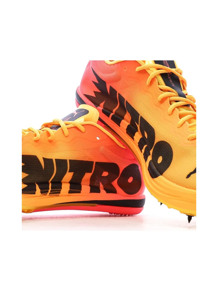 Chaussures d'athlétisme Jaune/Rose Homme Puma Evospeed Long Distance Nitro Elite 2 8