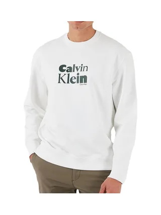 Sweat Blanc Homme Calvin Klein Jeans Calvi 1