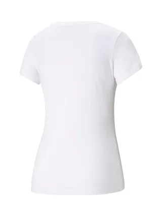 T-shirt Blanc Femme Puma Ess Tee 2