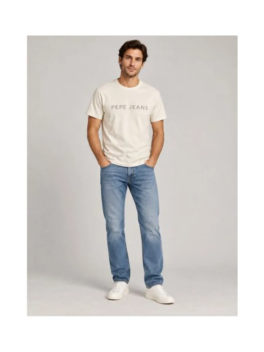 T-shirt imprimé grand logo Jefferson PM5010702 de PEPE JEANS 4