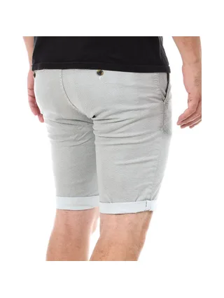 Short Gris Clair/Blanc Homme Paname Brothers FLORENCE 2