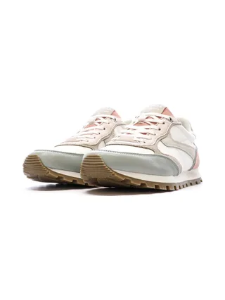 Baskets Blanches/Roses/Bleu Femme Chaussures Piel 6