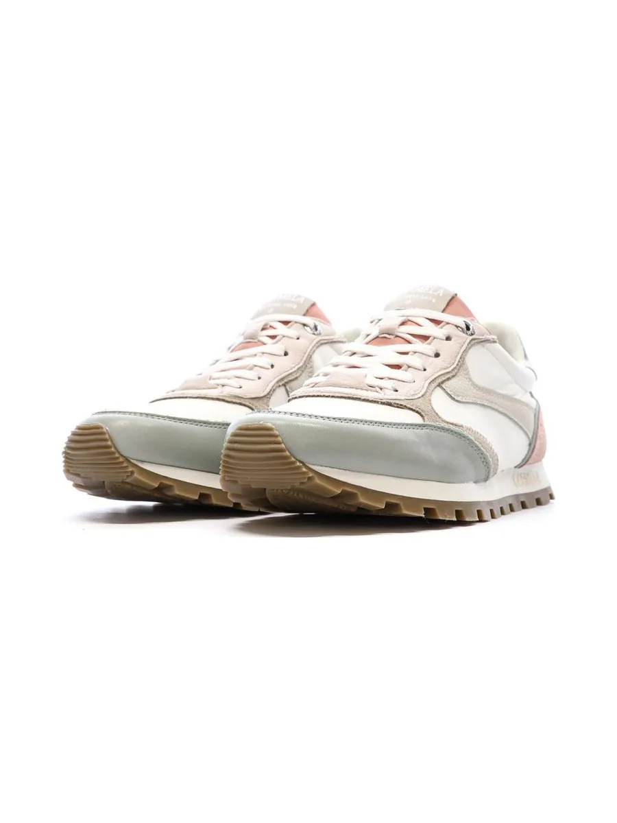 Baskets Blanches/Roses/Bleu Femme Chaussures Piel 7
