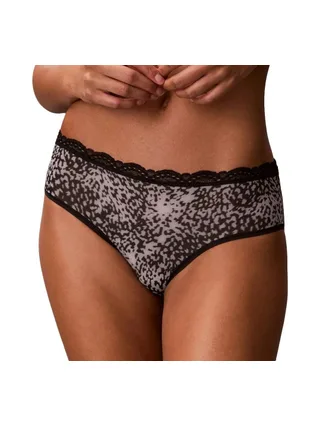 Culotte Noir/Rose clair Femme Calvin Klein Jeans BikinisL 1