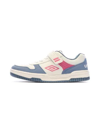 Baskets Blanches/Bleu/Rose Fille Umbro Ovida 1