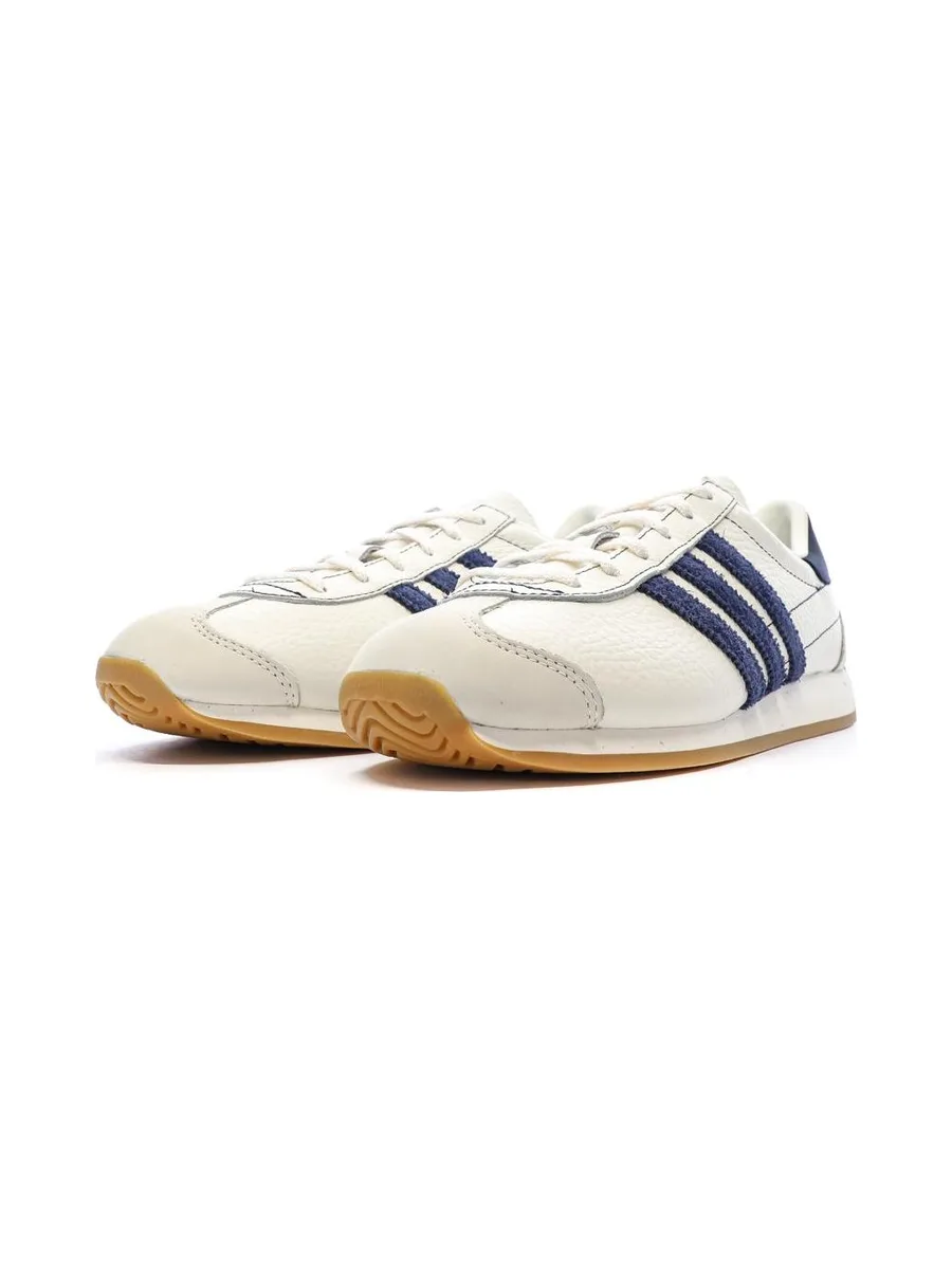 Baskets Blanches/Marine Homme Adidas Country Og 6