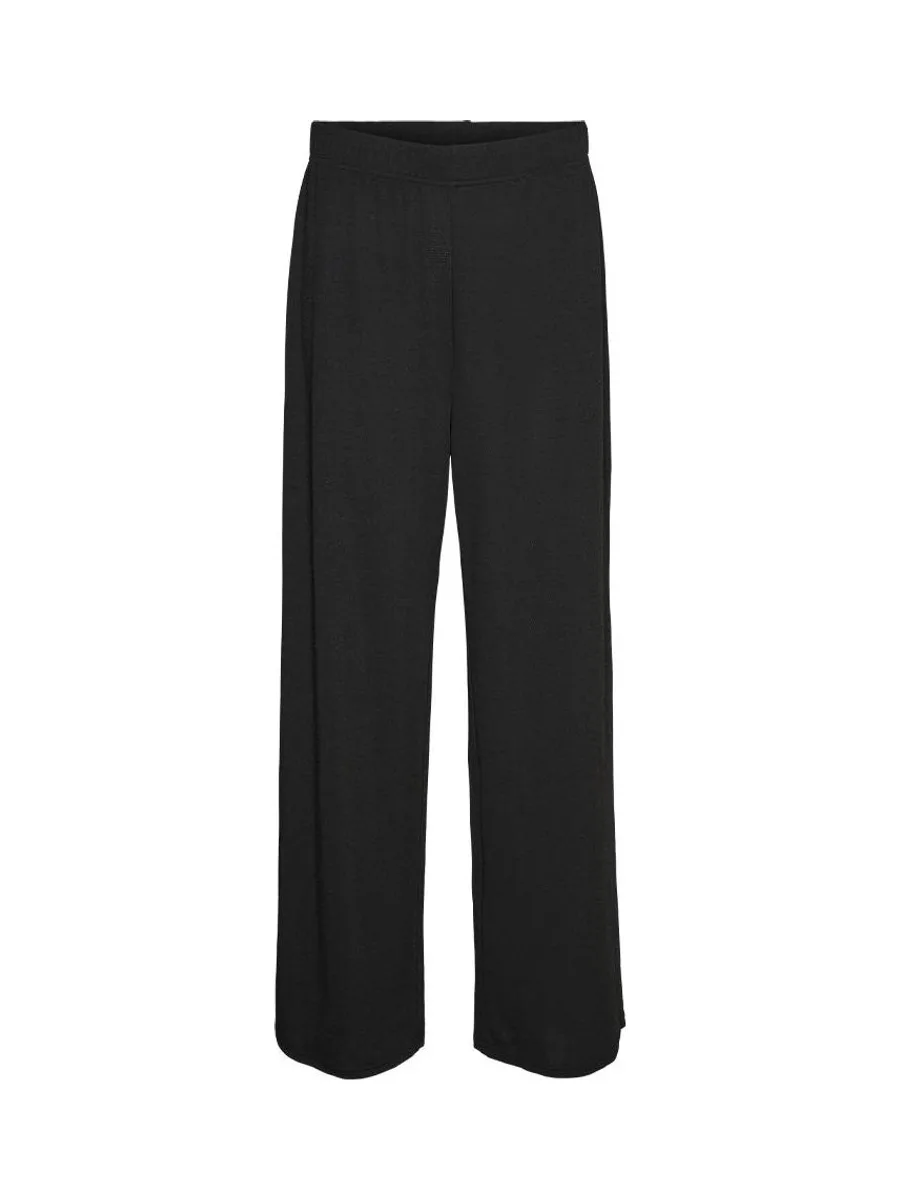 Pantalon Ample Noir Femme Vero Moda Kanva Glitter 1