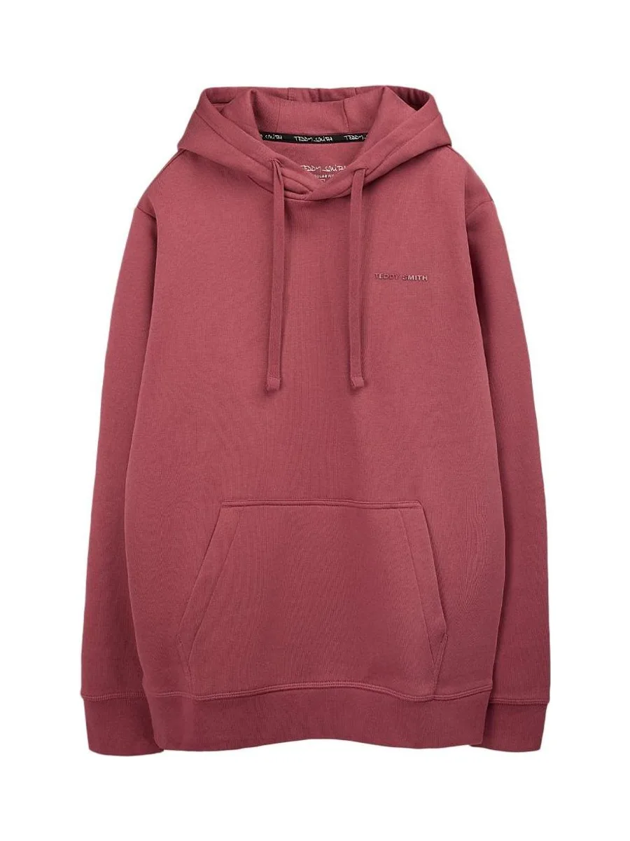 Sweat à Capuche Bordeaux Homme Teddy Smith Nark 1