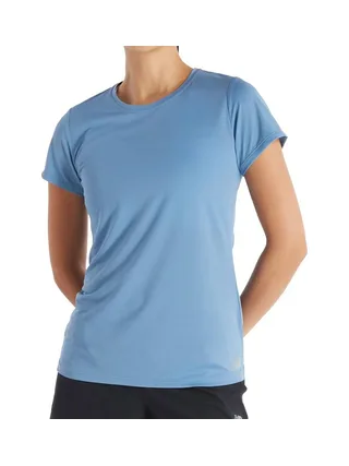 T-shirt Bleu Femme New Balance Core Run 1
