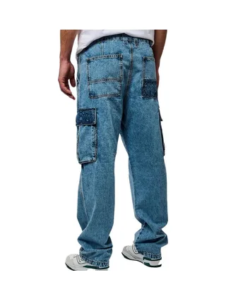 Jean Cargo Bleu Homme Kaporal Kp Asher 2