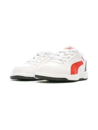 Baskets Bleu/Blanc/Rouge Garçon Puma Inf Reb 6