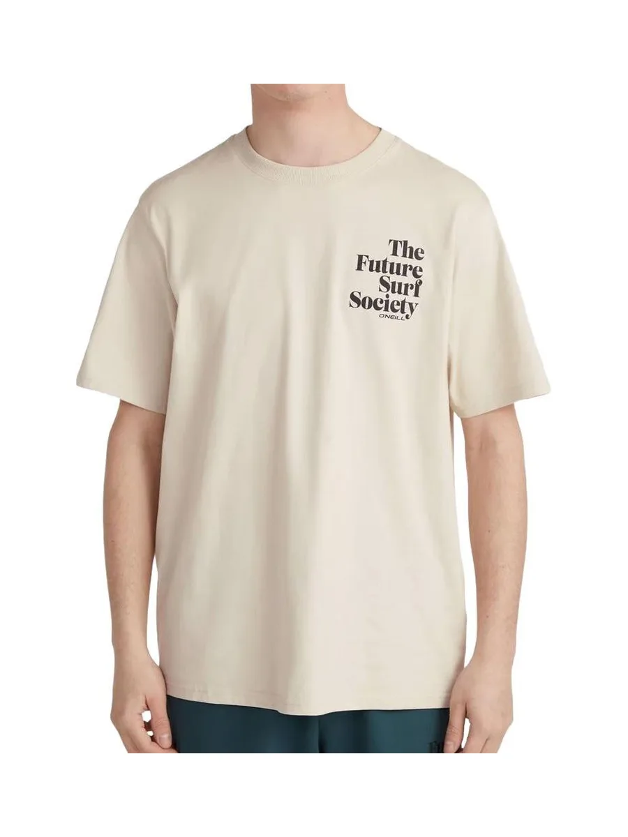 T-Shirt Écru Homme O'Neill The Future Surf Society 2