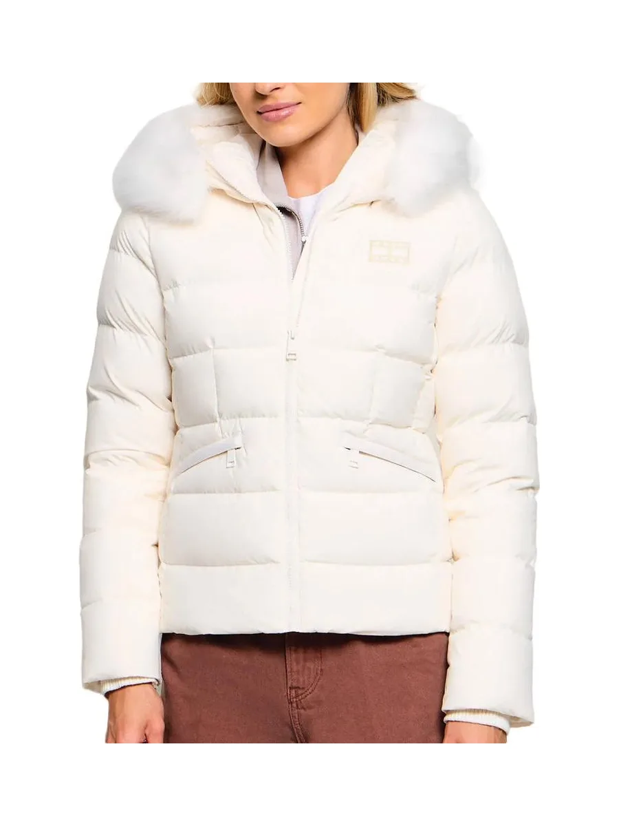 Doudoune Blanche Femme Tommy Hilfiger Hood Puffer 2