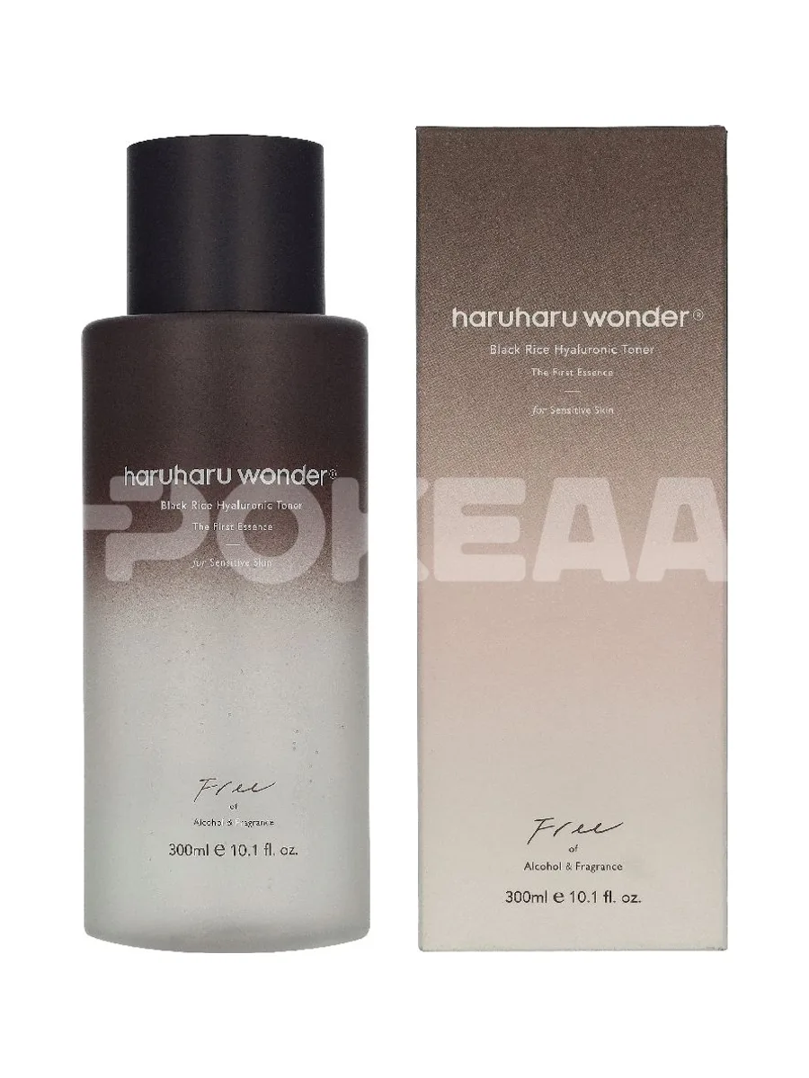 Haruharu Wonder Black Rice Hyaluronic Toner 300ml - Fragrance Free 1