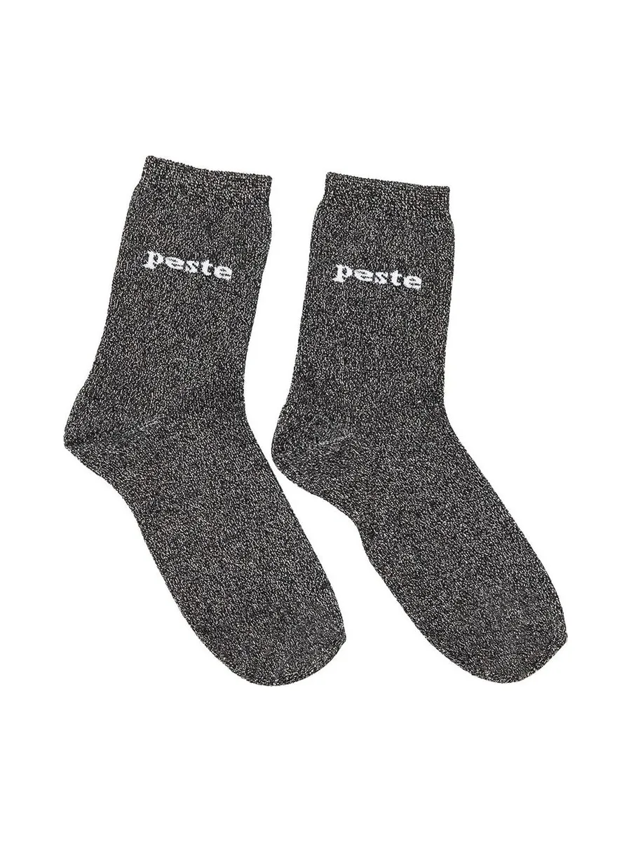 Chaussettes Anthracite Femme Twinday Peste 2