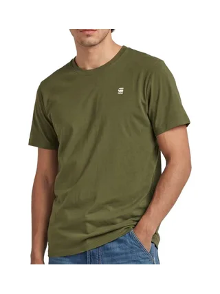 T-shirt Vert Foncé Homme G-Star Raw D25949 DGR 1