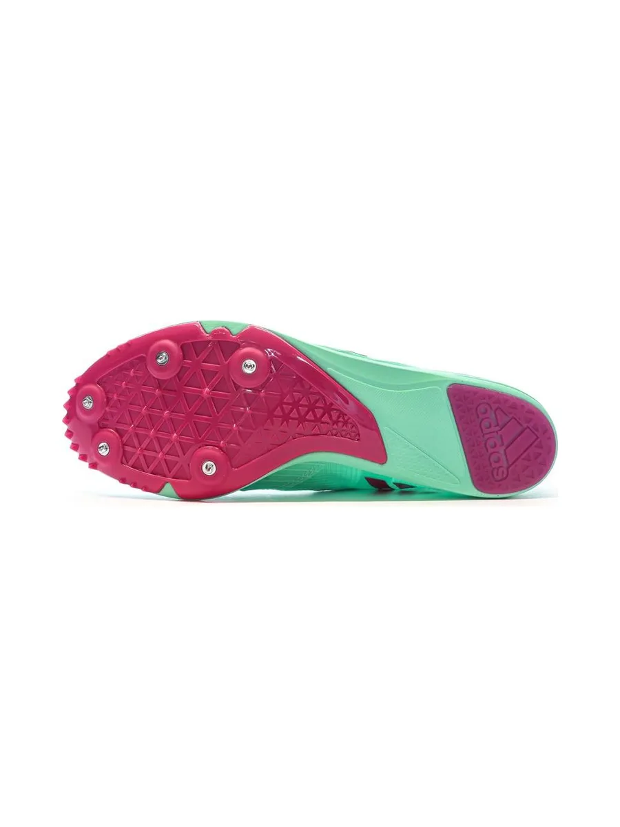 Chaussures d'Athlétisme Vertes Homme Adidas Distancestar 6