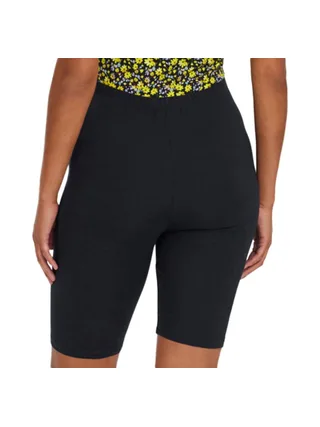 X2 Shorts de Grossesse Noir/Jaune Femme Mamalicious Biker 2