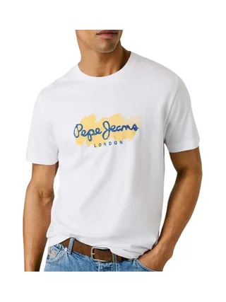 T-shirt Blanc Homme Pepe jeans Milton 1