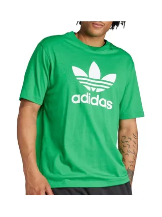 T-Shirt Vert Homme Adidas Trefoil 26 1